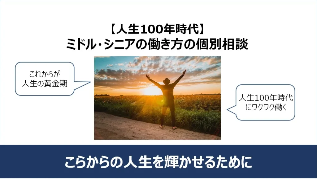 ミドル・シニアの働き方の個別相談
